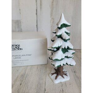 Dept 56 52813 Village porcelain pine large snow accessory xmas